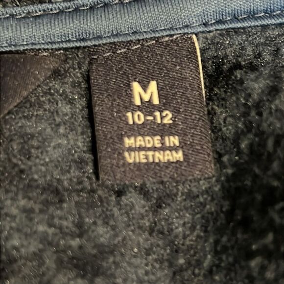 Lands’‎ End “Evening Blue Heather” Sweater Fleece Jacket Size M (10-12) - Picture 13 of 15